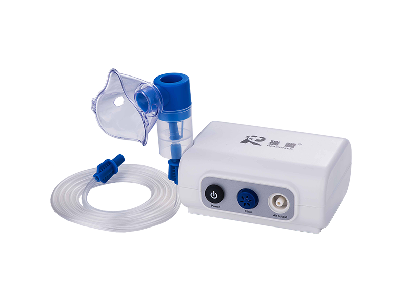 RJ-301 便攜式手持式壓縮霧化器，帶面罩和USB電纜
